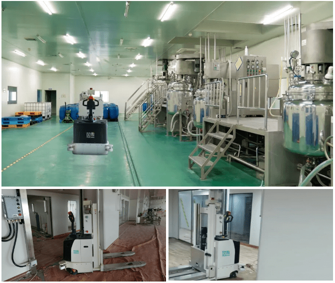 勱微機器人防爆型無人叉車 引領制藥行業智能化升級